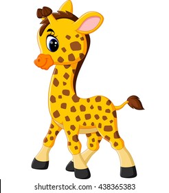 Cute giraffe cartoon