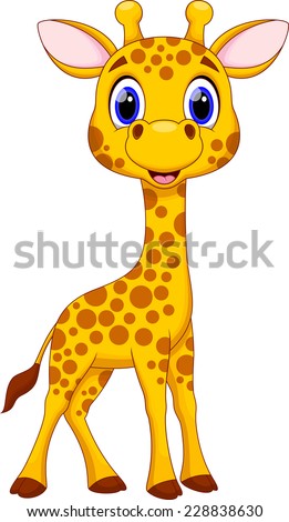 Free Free 254 Cartoon Baby Giraffe Svg SVG PNG EPS DXF File