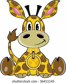 Cute Giraffe Character