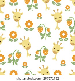 Cute giraffe pattern