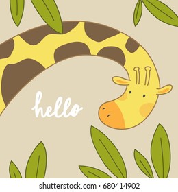 Cute Giraffe print
