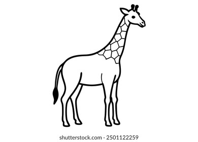 A cute Giraffe vector illustration