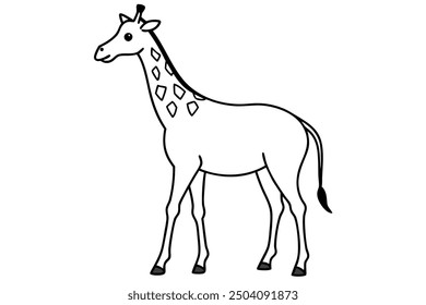 A cute Giraffe vector illustration