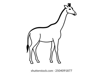 A cute Giraffe vector illustration