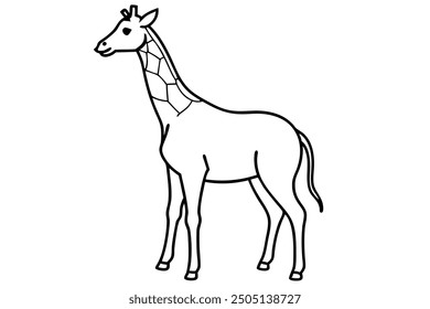 A cute Giraffe vector illustration