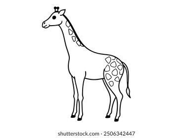 A cute Giraffe vector illustration