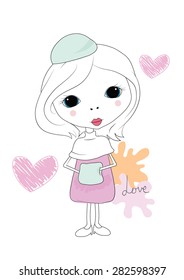 cute girl
