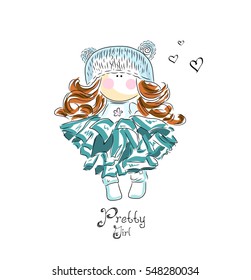 Cute girl.