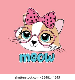 cute girl animal love design