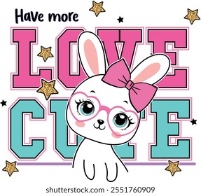 cute girl animal love design