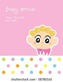 cute girl arrival