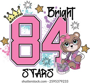 cute girl bear love princess