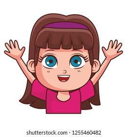 cute girl body cartoon