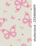 cute girl butterfly patterns love