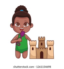 cute girl cartoon
