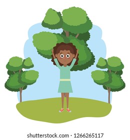 cute girl cartoon