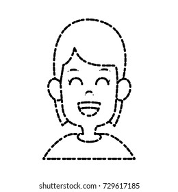 Cute girl cartoon