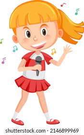 352 Child holding microphone Stock Illustrations, Images & Vectors ...