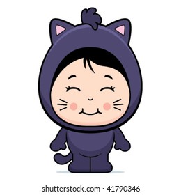 Cute Girl Cat