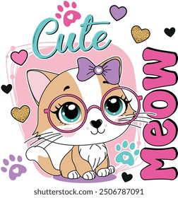 cute girl cat love animal