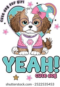 cute girl design graphic tees