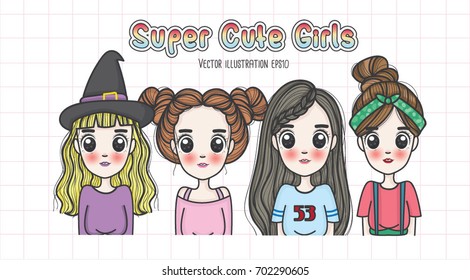 Cute Girl Doodles