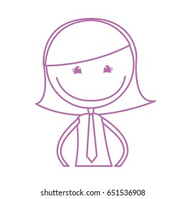 cute girl drawing character