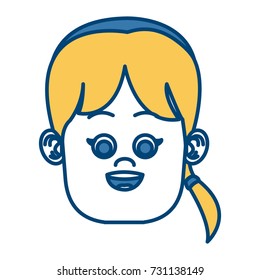 Cute girl face