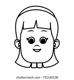 Cute girl face