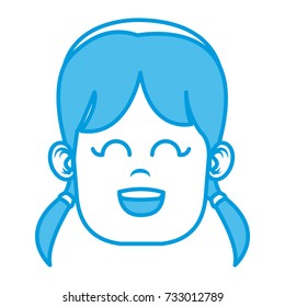 Cute girl face
