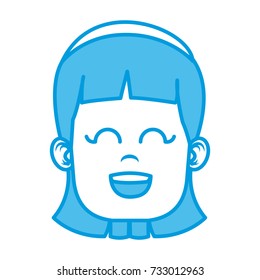 Cute girl face