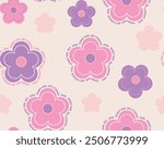 cute girl flower patterns love