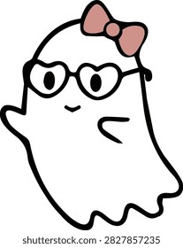 Cute Girl Ghost and