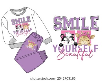 cute girl graphic tees design love