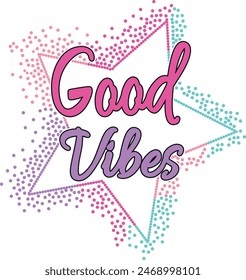 cute girl graphic teesgood vibes