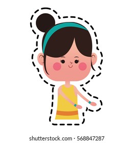 cute girl icon 