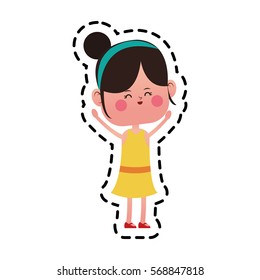 cute girl icon 