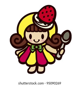 Cute girl like candy