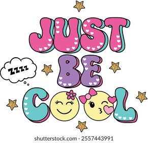 cute girl love animal design 