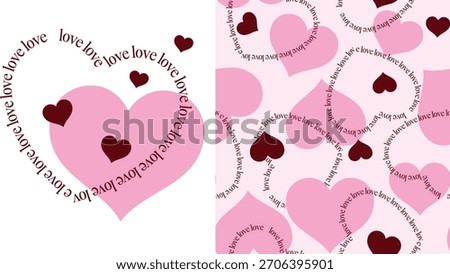 cute girl love design patterns sleepwear