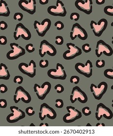 Diseño lindo de los patrones del amor de la niña