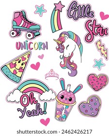 cute girl magicarl unicorn star