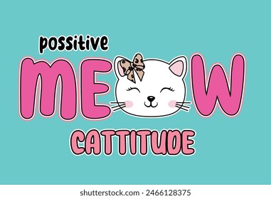 cute girl meow graphic tees