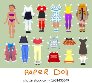 Paper Doll Images, Stock Photos & Vectors | Shutterstock