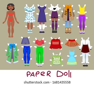 Paper Doll Clothes Images, Stock Photos & Vectors | Shutterstock