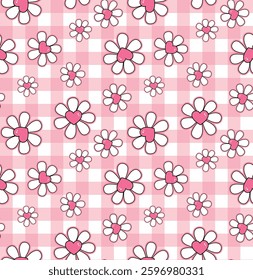 cute girl patterns love design