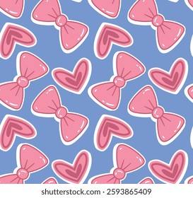 cute girl patterns love disign