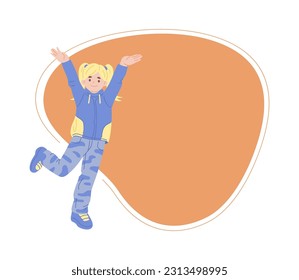 Cute girl posing with a blank frame.