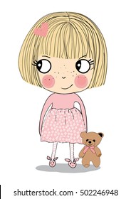 cute girl, T-shirt Graphics, , animal vector, princess girl