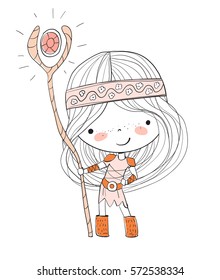 Cute Girl Viking